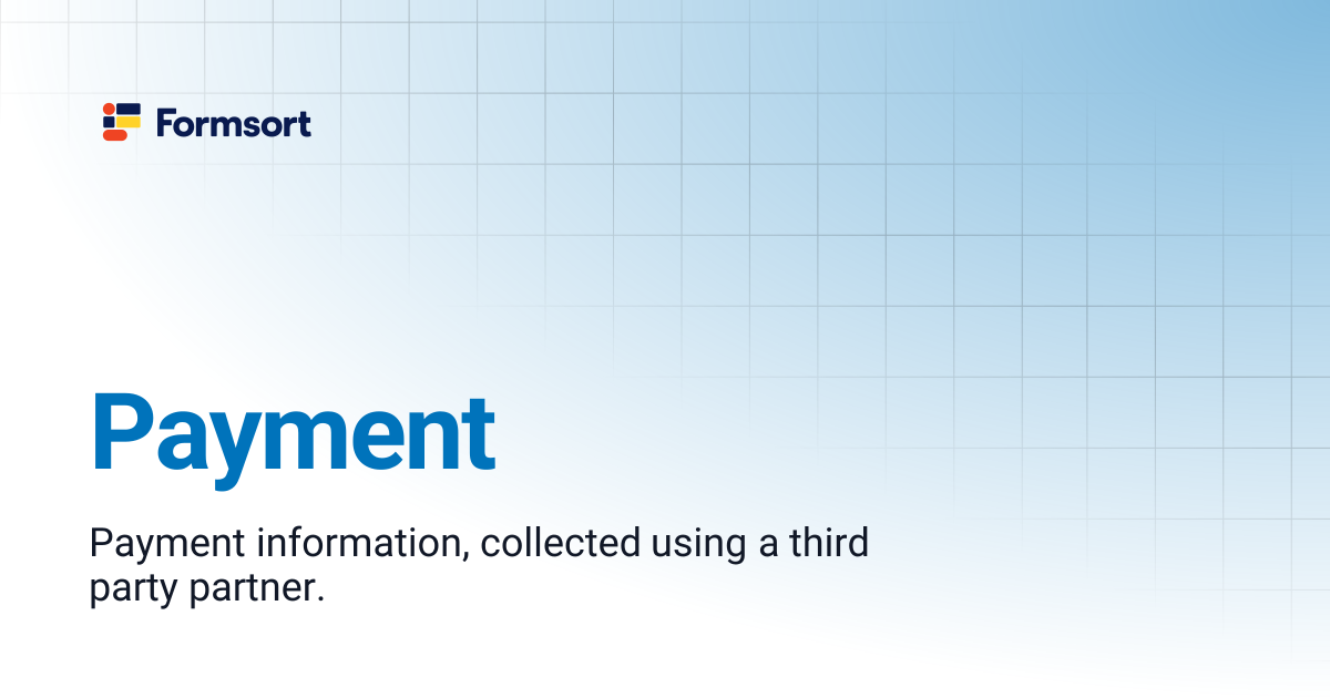 Payment | Formsort