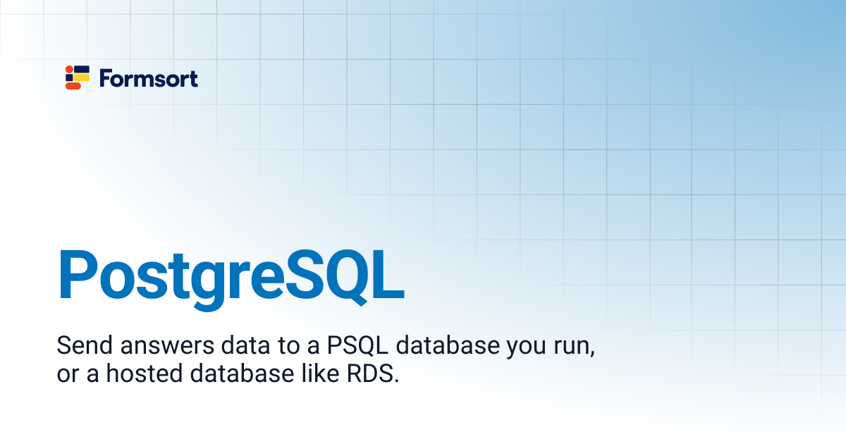PostgreSQL | Formsort